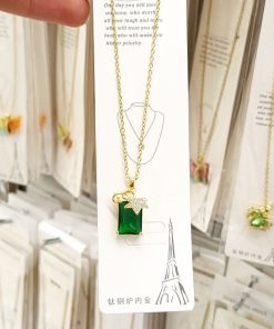 گردنبند مینیمال جواهری - خرید بدلیجات عمده گردنبند مینیمال جواهری - Image 6