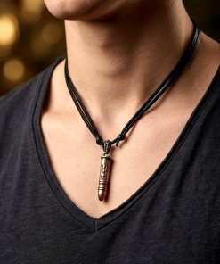 گردنبند آویز دار مردانه - خرید بدلیجات عمده گردنبند آویز دار مردانه - Image 18