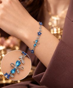 خرید بدلیجات برای ولنتاین - خرید بدلیجات عمده دستبند جواهری تولیپس